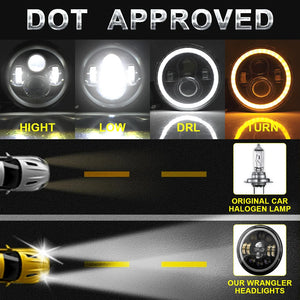 Universal 7" Round LED Headlight
