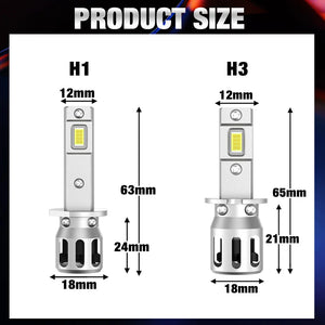 H1-H3 LED Bulbs