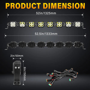20-52in Linked Pod LED Light Bar