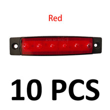 Set/10 L.E.D Marker Lights Red/Amber/Clear/Blue/Green