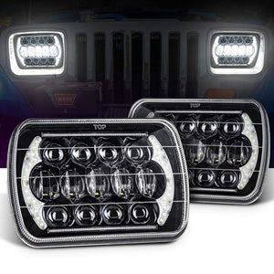 Universal 5x7 LED Headlights #5 -210W