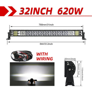 Dual Row L.E.D Light Bar (High Output)