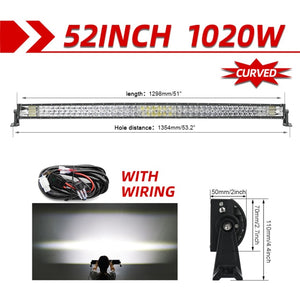 Dual Row L.E.D Light Bar (High Output)