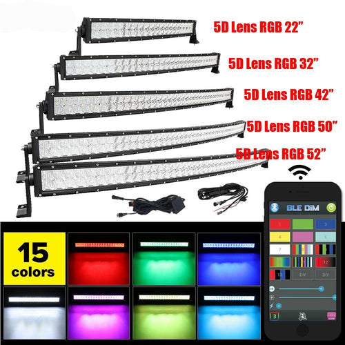D- Series Color Change LED Straight/Curved Light Bar