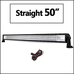 T Series - Straight  Led Light Bar 5" 12" 16" 20" 22" 23" 34" 42" 50"