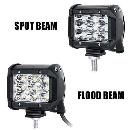 Jeep JK 2pcs 4in Spot-Flood Pods + Small Bracket