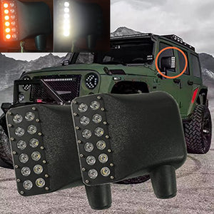 Jeep JK LED Mirrior Housing - Turn Signal + DRL #1