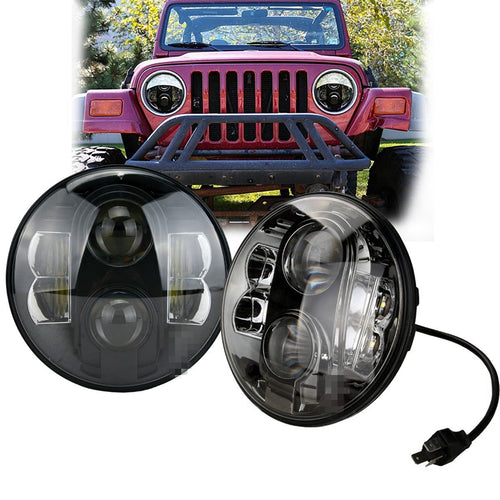 Universal 7in LED Headlight #7 - 80w
