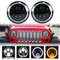 Universal 7in LED headlights #3 - 100w (RGB Halo)