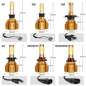 S&D 60w L.E.D Headlight Bulbs -#3