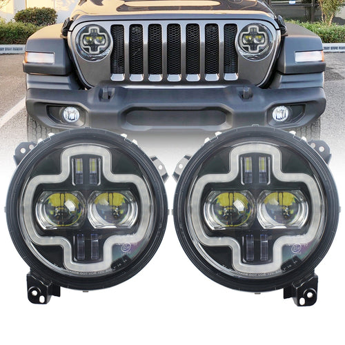 Jeep JL LED Headlights w/DRL #5