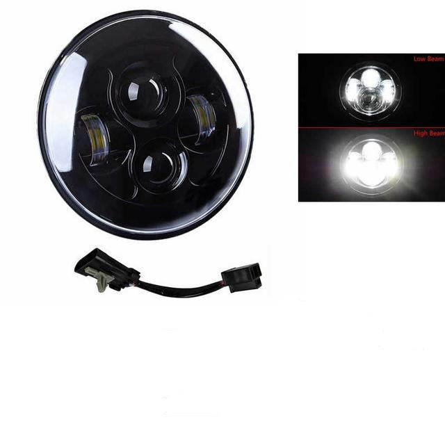H-D LED Headlight Set #5- Universal 7in -40w
