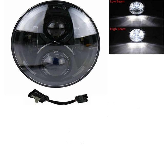 H-D LED Headlight Set #7- Universal 7in -50w