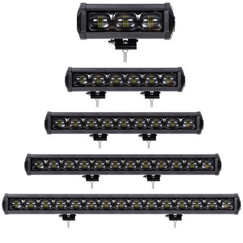 S-Series Straight 7in-13in-20in-27in-33in-40in-47in-53in Single Row Led Light Bar
